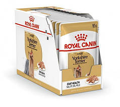 Вологий корм Royal Canin YORKSHIRE ADULT для собак породи Йоркширський тер'єр 85 г — 12 шт.