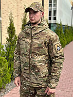 Куртка зимняя мультикам ВСУ подкладка Omni-heat -15 тактическая зимняя куртка М65 военная теплая куртка зимняя