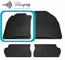 Автокилимки Stingray Ford Ford Fiesta 2002-2009 1 шт Чорні (1007084 ПЛ)