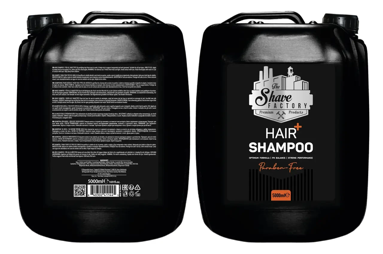 Шампунь для волосся The Shave Factory Salon Size Shampoo 5л
