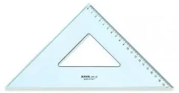 Набір із 2 трикутників 45° і 60° 30 см Leniar