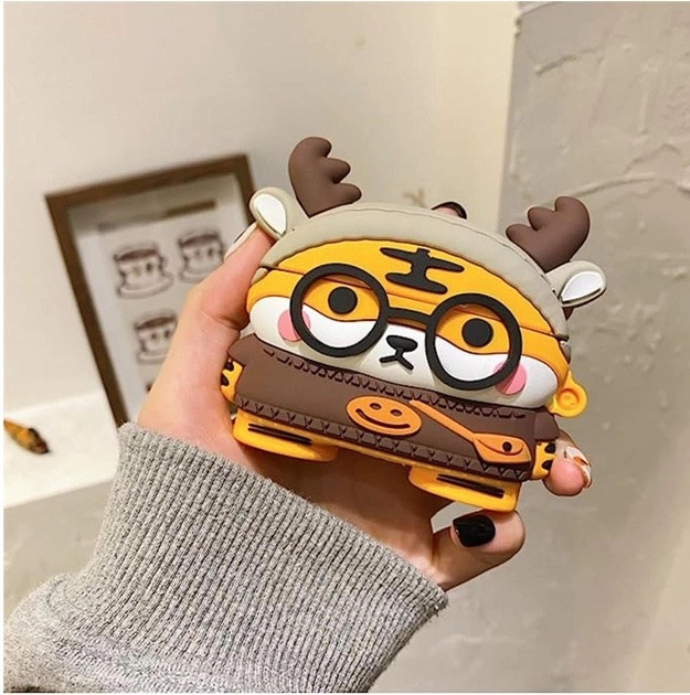 Чохол для навушників AirPods 3 tiger smile