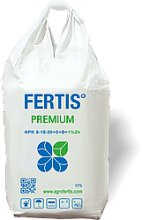 Добриво комплексне осіннє Fertis NPK 5-15-30+S+B+Zn 25 кг