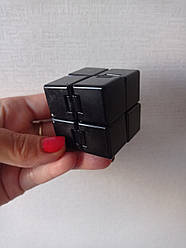 Нескінченний куб Infinity cube (чорний,срібло)