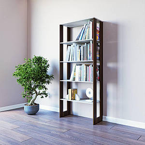 Стінка у вітальню сучасні міні стінки для віталень стелаж етажерка стелажі для дому модуль №1 Нобу 800х340х1900 мм