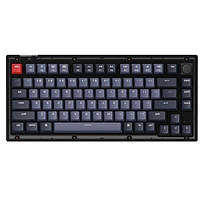 Клавіатура Keychron V1 84 Key QMK Gateron G PRO Blue Hot-Swap RGB Knob Frosted Black (V1C2_KEYCHRON)