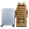 Похідний рюкзак на 80-100 л, 95(80)х37х23 см, xs-f22, Світлий койот / Рюкзак для кемпінгу, фото 9