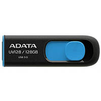 Флеш-накопичувач ADATA USB 3.2 UV 128 128Gb Black/Blue (AUV128-128G-RBE)