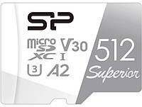 Карта пам'яті Silicon Power 512GB microSDXC Superior Color 100R/80W + adapter (SP512GBSTXDA2V20SP)