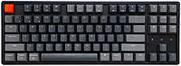 Клавіатура Keychron K8 87Key, Gateron G Pro Blue, Hot-Swap, BT/USB-A, EN/UKR, White Led, Чорний