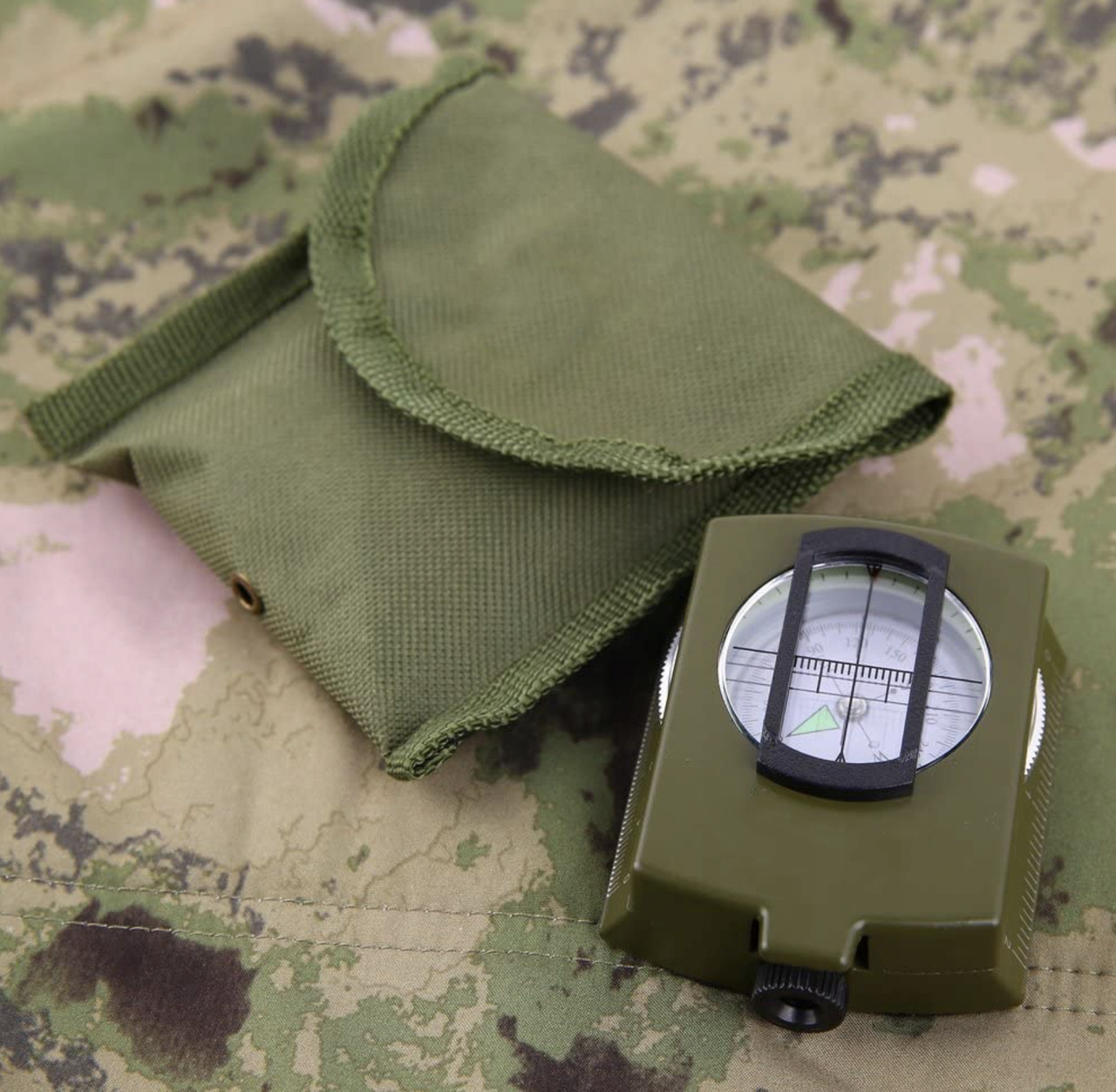 Тактический Металический Компас с Чехлом, Армейский Компас — в ...