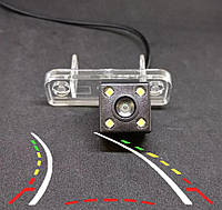 Камера заднего вида штатная Mercedes-Benz C-class W203 \ 5D Wagon 2001-2007 CCD turning lines