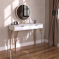 Туалетний столик Pacardo Design Deco Білий мат/шампань