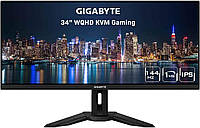 Монітор 34" Gigabyte M34WQ Gaming Monitor WQHD IPS 144Hz (M34WQ Gaming Monitor)