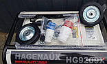 Генератор HAGENAUX HG9200X 3,8 кВт 220В/6,7 кВт 380В 3-фазний бензиновий, фото 5