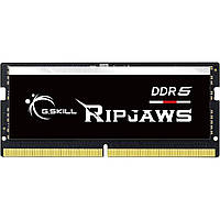 Модуль пам'яті G.Skill DDR5 16GB Ripjaws 4800MHz SoDIMM (F5-4800S4039A16GX1-RS)