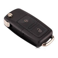 Выкидной ключ, корпус под чип, 2кн DKT0269, Volkswagen, без лезвия, 106414