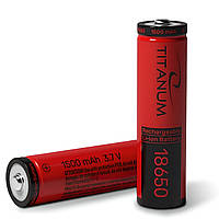 Акумулятори пальчикові TITANUM літій-іонний 18650 (без захисту) 1500mAh 1шт