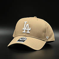 Оригинальная бежевая кепка 47 brand Los Angeles Dodgers Clean Up
