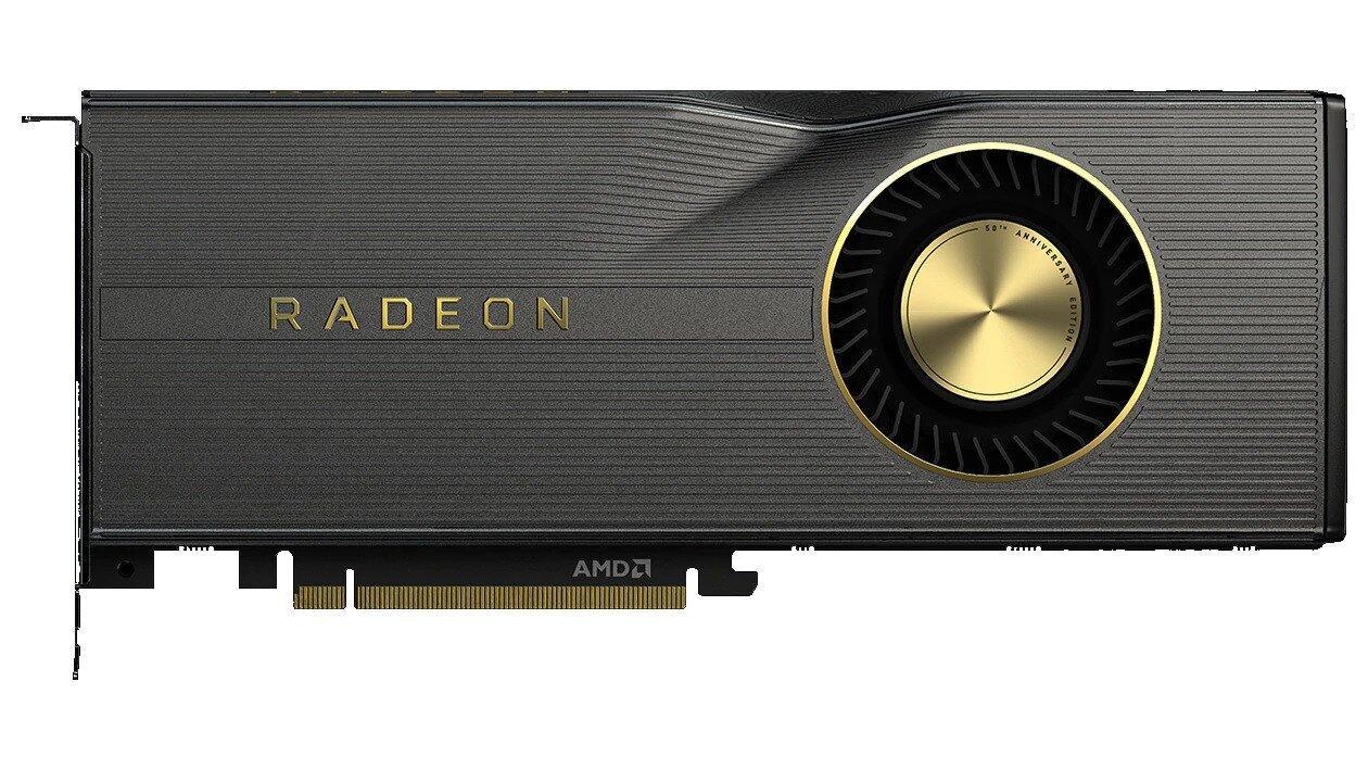 Відеокарта AMD Radeon RX 5700 XT 50th Anniversary Edition ((RX 5700 XT 50th Anniversary)) (GDDR6, 256 bit, - фото 1 - id-p1950440329