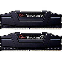 Модуль пам'яті G.Skill DDR4 16Gb (2x8) Ripjaws V Black 3200 MHz (F4-3200C16D-16GVKB)