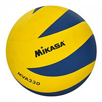 М'яч волейбольний Mikasa MVA 330, склеєний, PU, мікрофібра