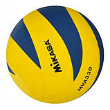 М'яч волейбольний Mikasa MVA 330, склеєний, PU, мікрофібра, фото 3