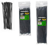 Хомут пластиковый черный 2.5x200 Winso (100шт.)