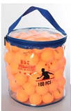 М'ячі для настільного тенісу (пінг-понгу) SP 2201, 40 mm, 100 шт., у сумці-чохлі, фото 3