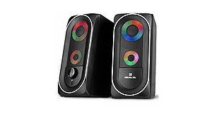 Акустична система 2.0 6W REAL-EL S-110 Black (EL121100009) USB + 3,5 mm чорна