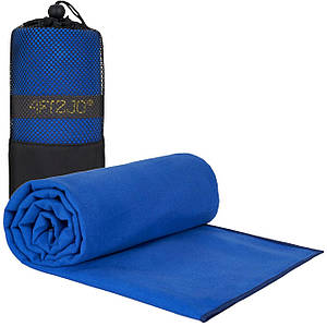 Рушник спортивний 4FIZJO 130 x 75 см із мікрофібри 4FJ0435 Blue Poland