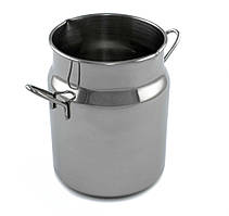 Соусник-бидон One Chef з нержавіючої сталі 450 мл d7,5 см h10 см з бортиком, Соусник з нержавійки 450 мл