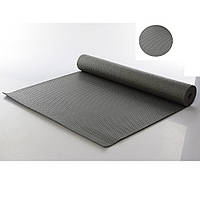 Коврик для йоги и фитнеса, MS 1847, PVC, 173*61*0.4 см, разн. цвета серый