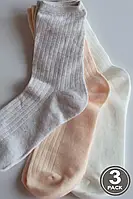 Legs Женские носочки хлопок комплект 3 шт. Размеры