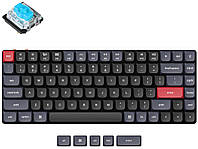 Клавіатура Keychron K3 PRO 84Key Gateron Blue BT/USB-A, Hot-swap EN/UKR RGB Black (K3PH2_KEYCHRON)