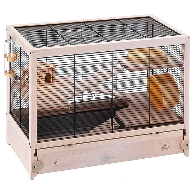 Клітка для хом'яка і мишей деревяна  HAMSTERVILLE 60 x 34 x h 49 cm Ferplast
