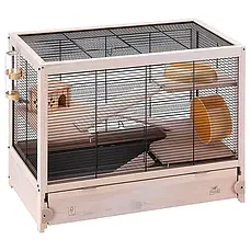 Клітка для хом'яка і мишей деревяна  HAMSTERVILLE 60 x 34 x h 49 cm Ferplast