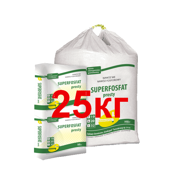 Суперфосфат одинарний 25 кг Простий Суперфосфат