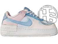 Детские кроссовки Nike Air Force 1 Low Shadow White Glacier Blue Ghost K0015