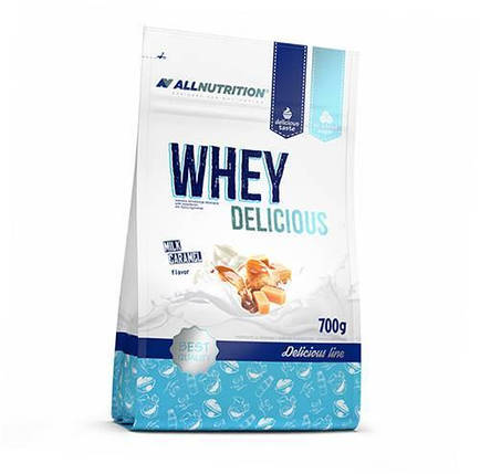 Сироватковий протеїн концентрат AllNutrition Whey Delicious 700 г Vanilla Cinnamon Ваніль з корицею, фото 2