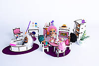 «Кухня + Ванна» набор кукольной мебели ForestWood для LOL, розовый