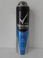 Аерозольний чоловічий дезодорант антиперспірант Rexona Cobalt 150 мл. (Рексона Кобальт)