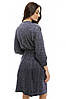Короткий бавовняний жіночий халат Adelina Jasmine lingerie 4303/16, фото 2