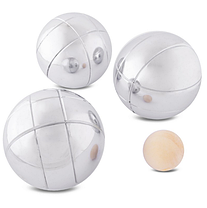 Гра Петанк (бочче) SP-Sport IG-6910 3шт 7,2см срібний, фото 5