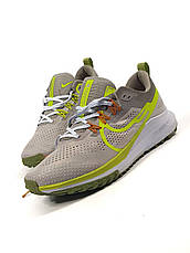 Чоловічі кросівки Nike React Pegasus Trail 4 Cobblestone Volt Grey DJ6158-002, фото 4