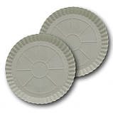 Паперова тарілка під піцу Ø 370 мм біла 100 шт/упаковка, фото 2