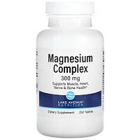 Витамины и минералы Lake Avenue Nutrition Magnesium Complex 300 mg (250 таблеток.)