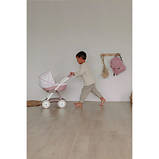 Коляска для ляльок Smoby Baby Nurse Модерн Люлька з кошиком Рожево (254118) (код 1485737), фото 6