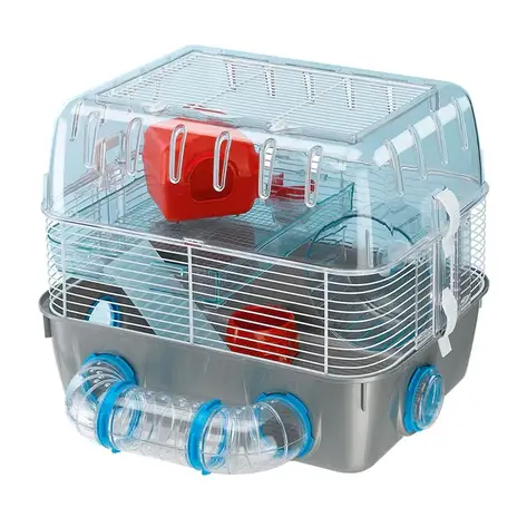 Двоповерхова клітка Ferplast для хом'яків з ігровою зоною Combi1 Fun 40.5 x 29.5 x h 32.5 cm, фото 1