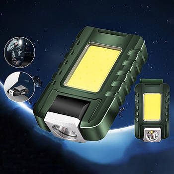 Ліхтарик COB RUNNING LAMP на кепку, Type-C акумуляторний 500мАч COB + XPG світильник, ліхтар на козирок, сумку